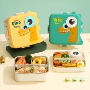 Kids Dinosaur Stainless Steel Lunch Box